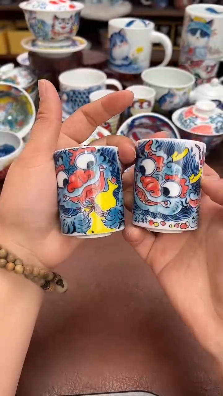 【闪购商品】微瑕福利价        一对扳指杯