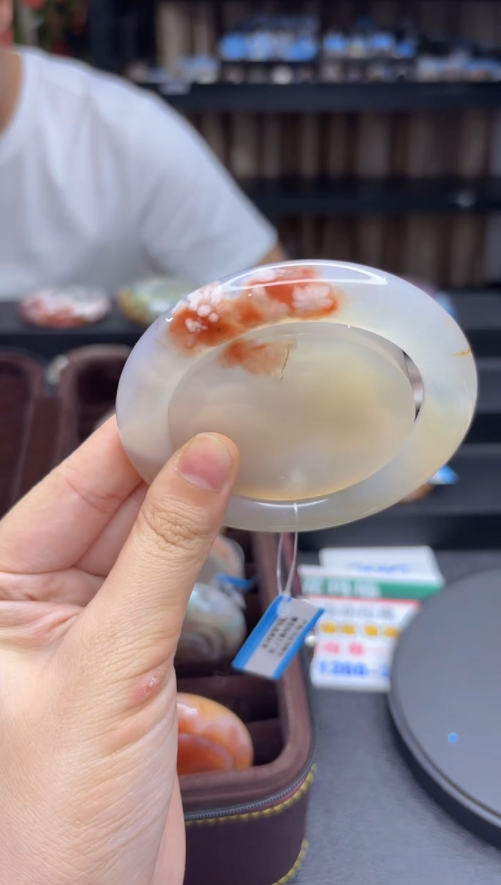 石英质玉未镶嵌手镯57（60圈赠送镯心）