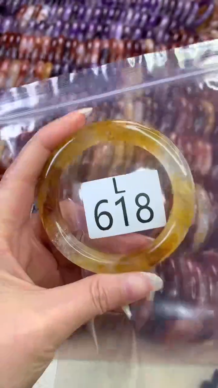 【闪购商品】水晶水晶手镯L未镶嵌618-56