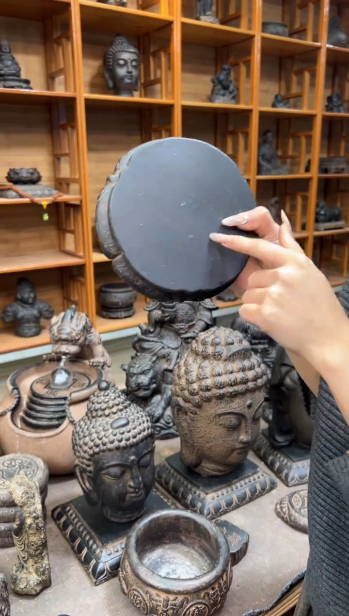 陶土【火山泥】金箍坛底座