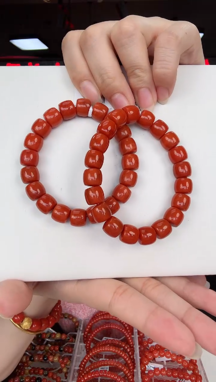 【闪购商品】南红玛瑙瓦西直切手串10+未镶嵌（多样式发其一）