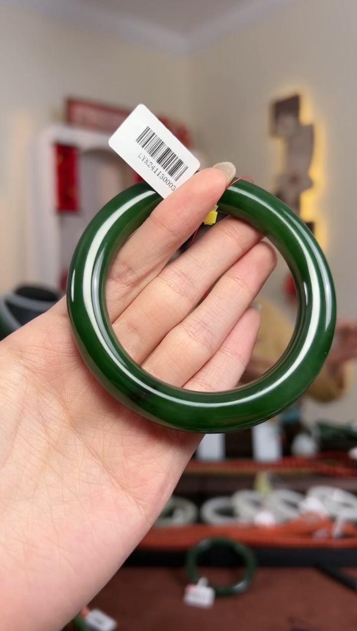 【闪购商品】和田玉手镯未镶嵌S8- 58.5mm