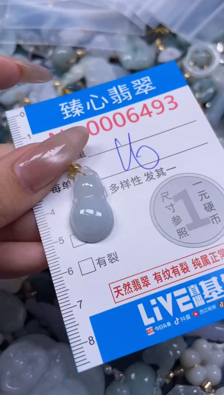 颈饰未镶嵌翡翠6493