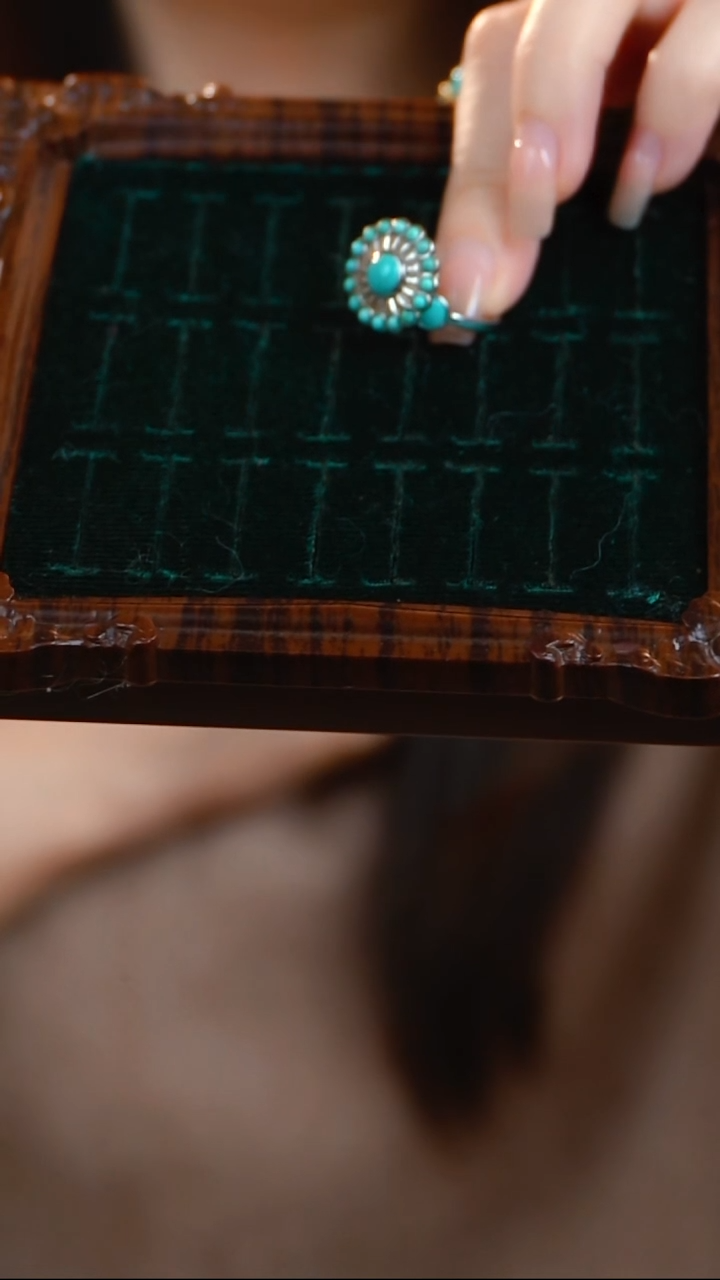 未镶嵌绿松石戒指绿松