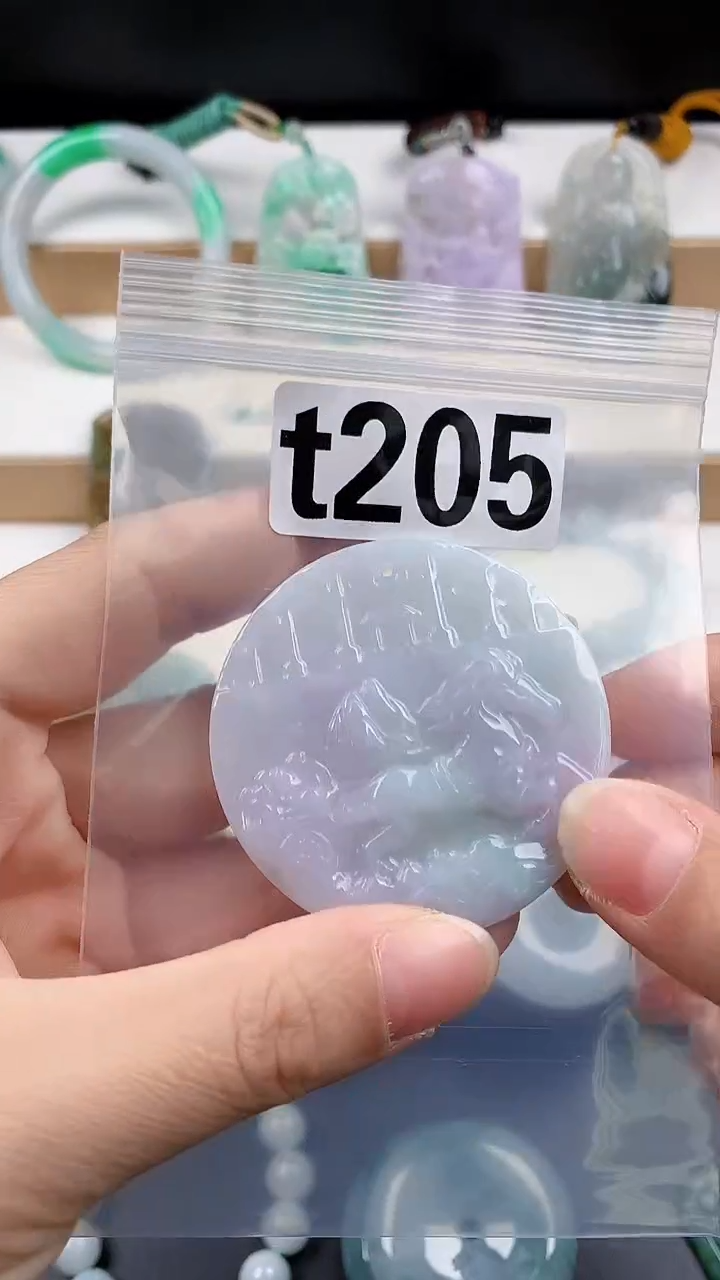 颈饰未镶嵌翡翠@***@天然翡翠吊坠挂件