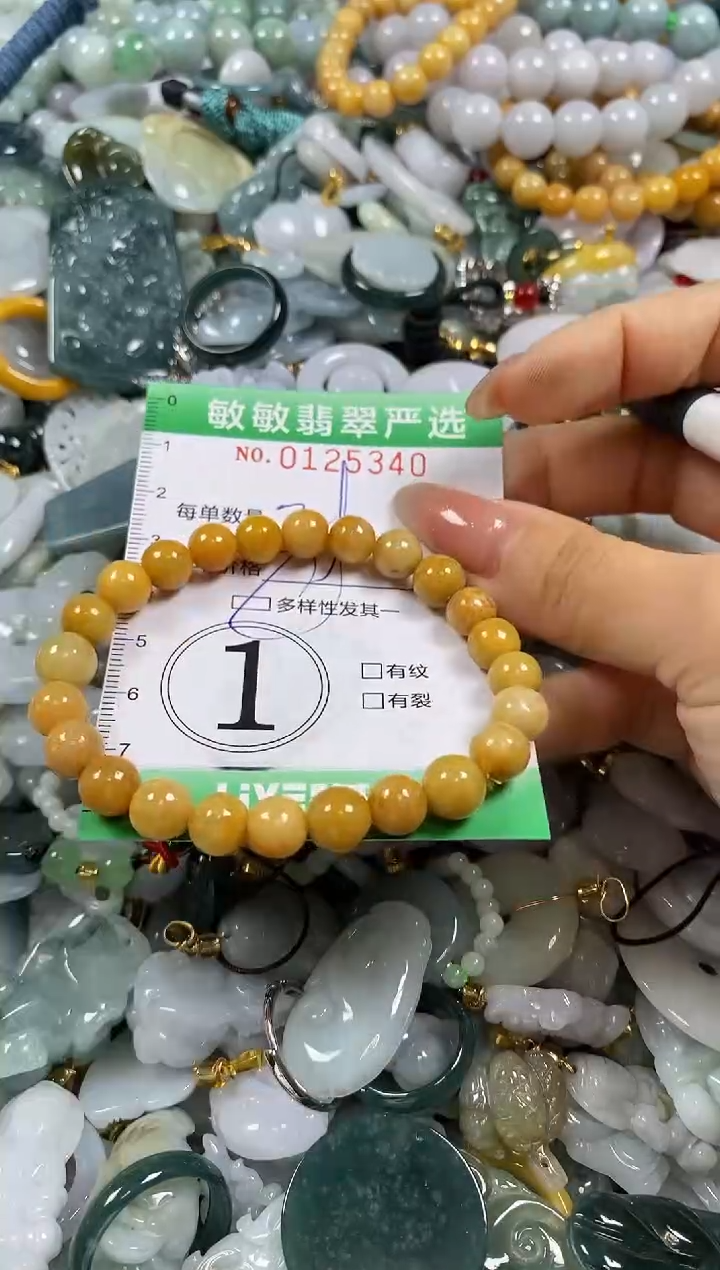 【闪购商品】翡翠颈饰未镶嵌闪购0125340多样性发其一