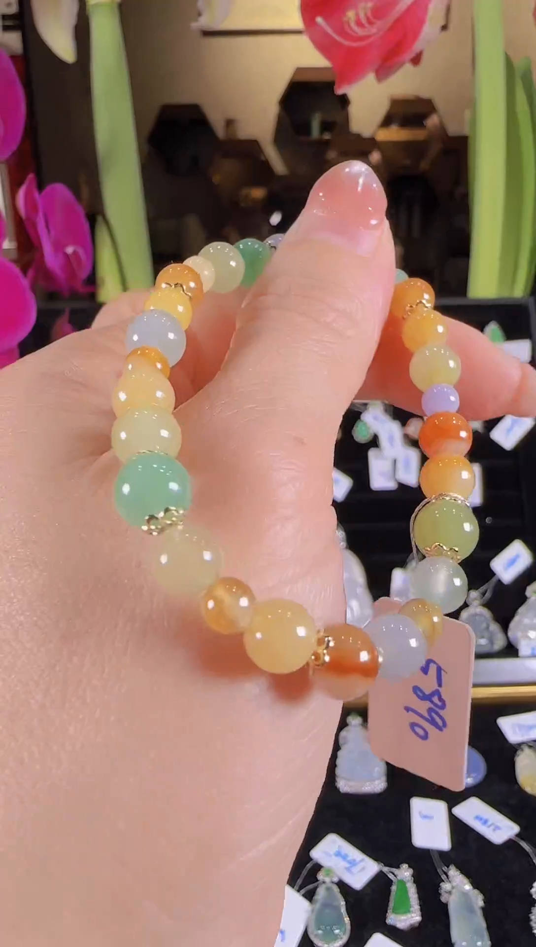 【闪购商品】翡翠手串未镶嵌多宝