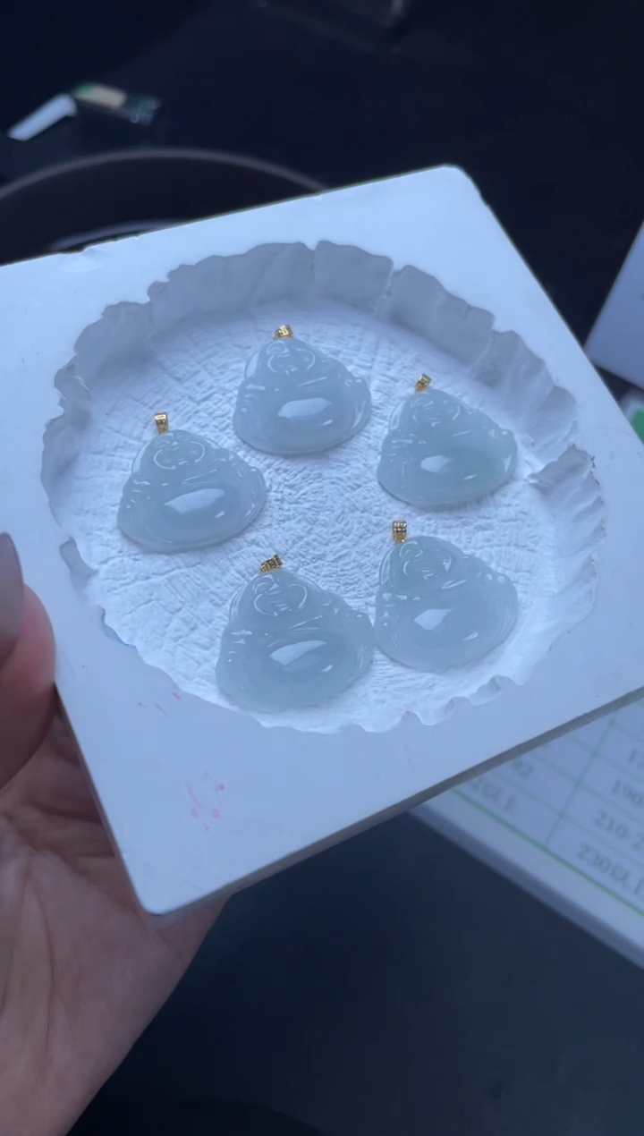 【闪购商品】翡翠颈饰18K金镶嵌W008-60374多样性发一