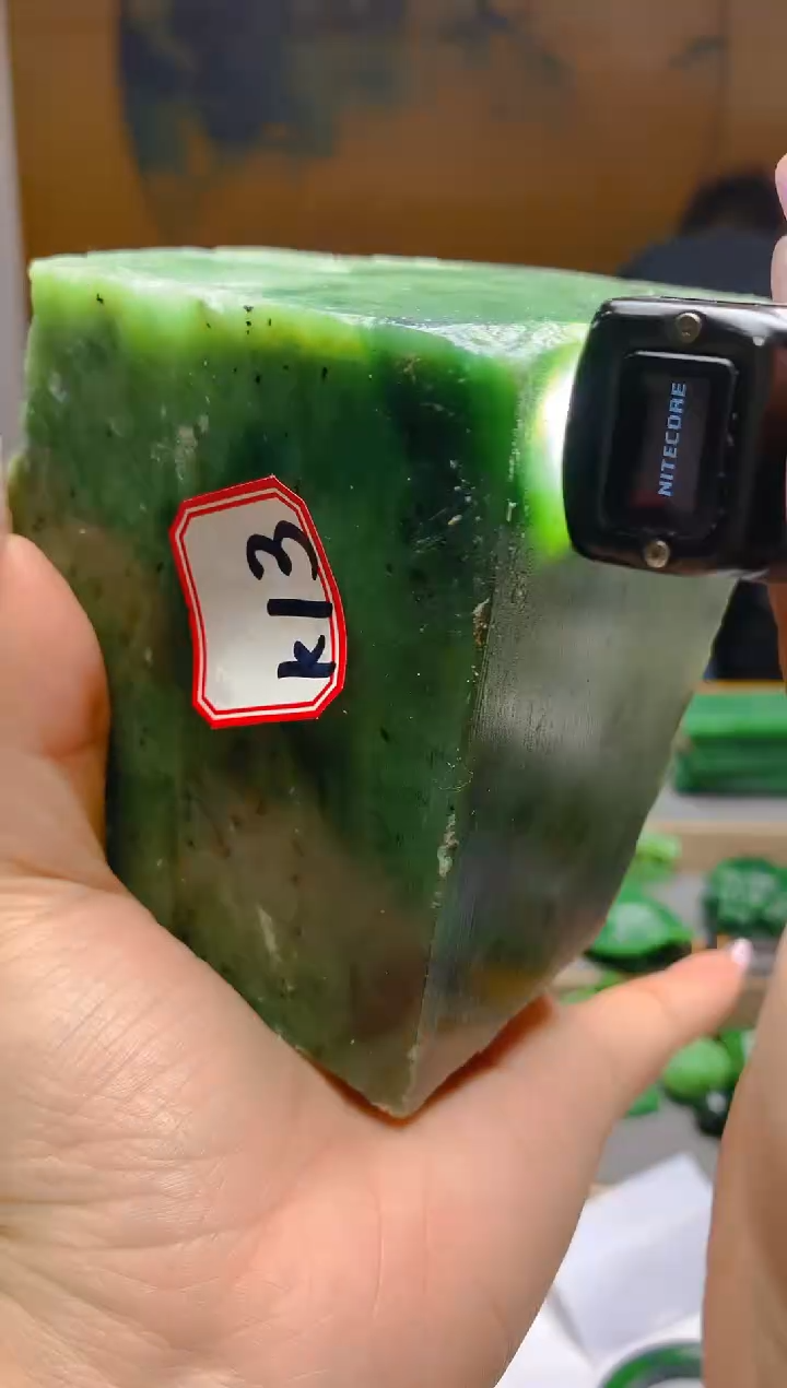 【闪购商品】和田玉（碧玉）珠宝半成品未镶嵌1