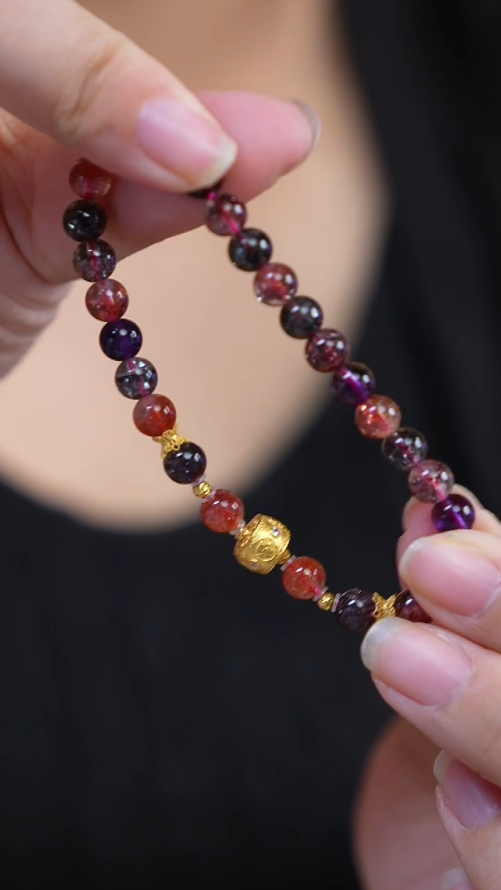 18K金镶嵌手串水晶XX0032