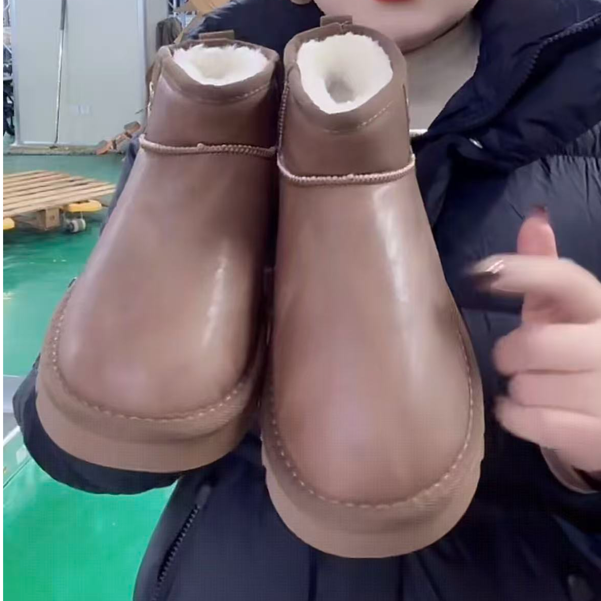 冬季新款时尚百搭雪地靴2825款