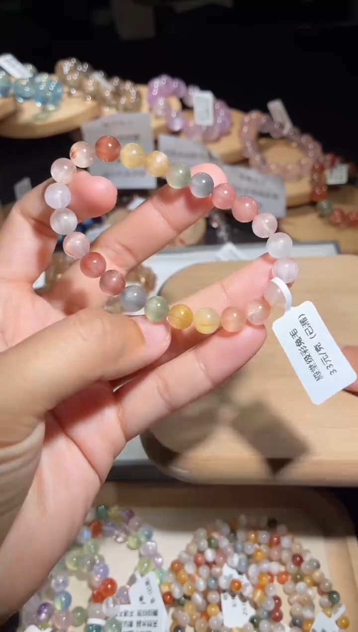 未镶嵌手链水晶14号多样性发一D7+