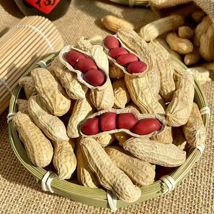 熟花生原味红皮小花生2斤/袋