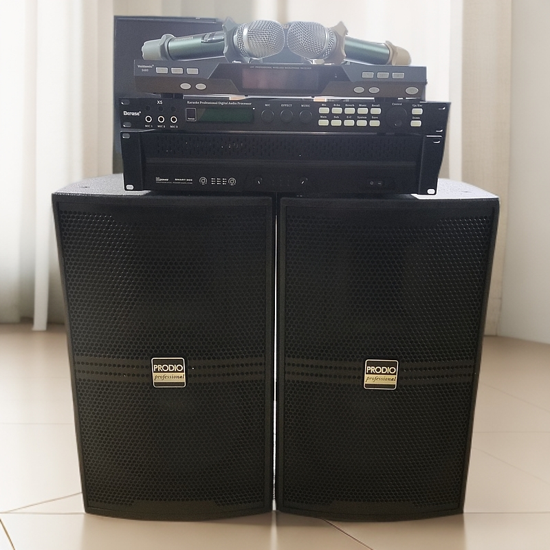 9新  不包邮日本宝迪奥12寸专业音响四件套高端娱乐家庭舞台套装