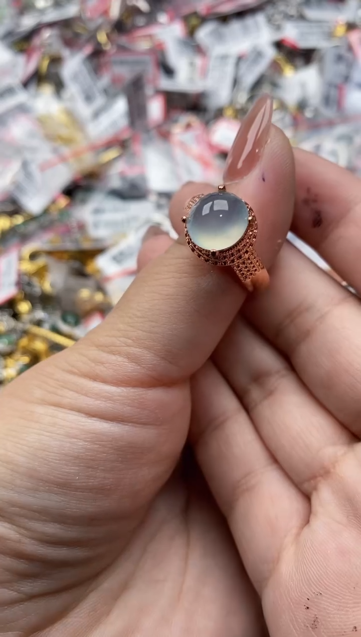 【闪购商品】翡翠戒指未镶嵌22222---107