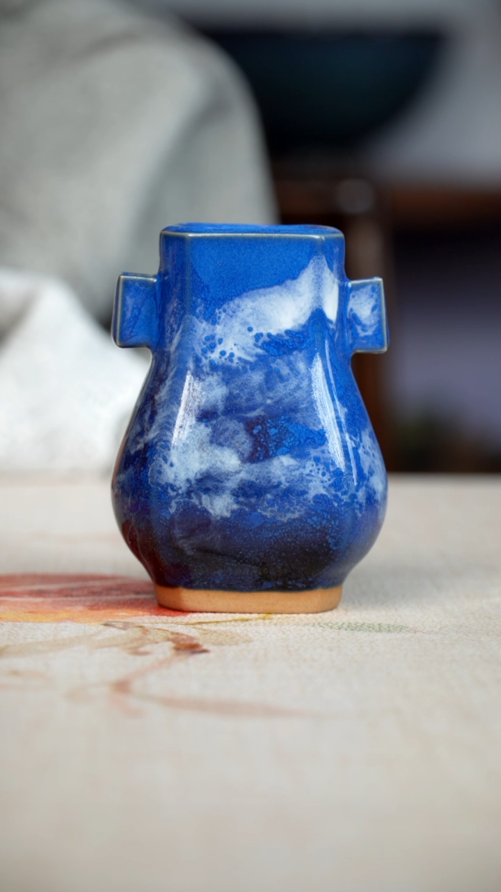 摆件瓷钧瓷茶器摆件