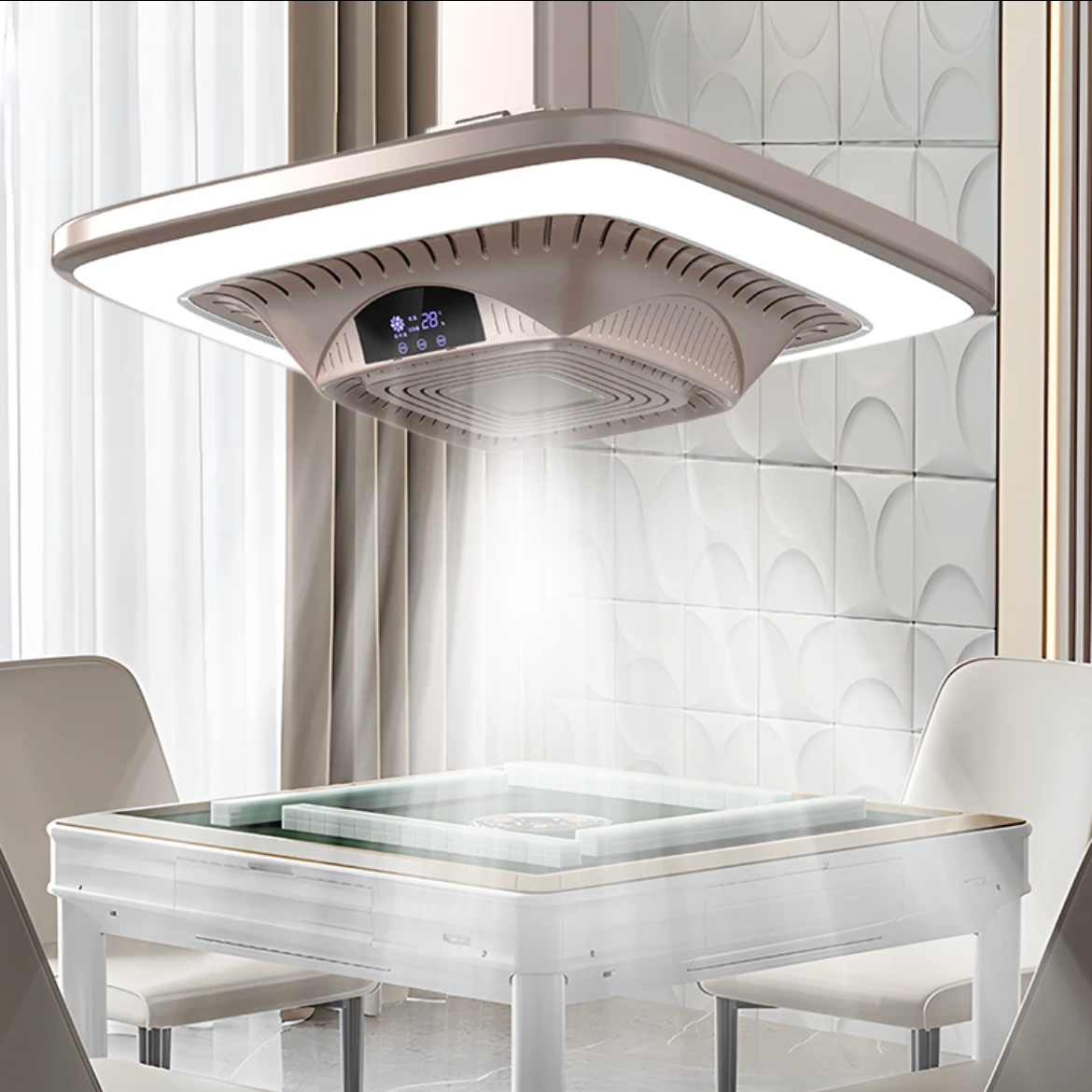 直排管道麻将吸烟灯