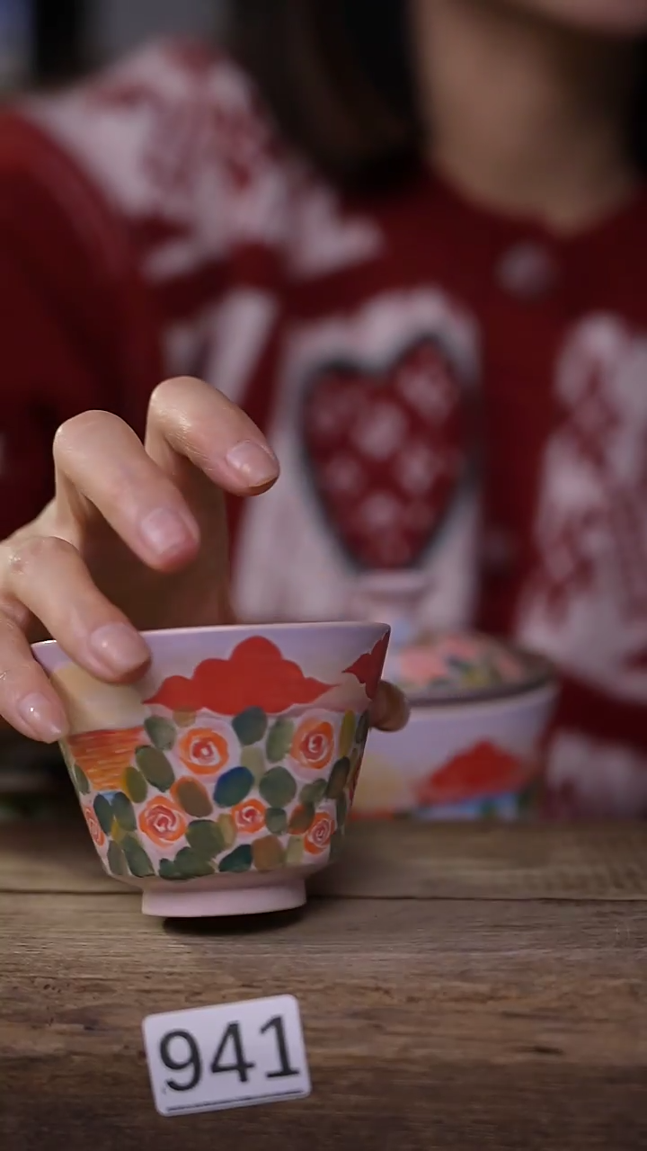 【闪购商品】瓷片油画风·彩绘·设计师石一款