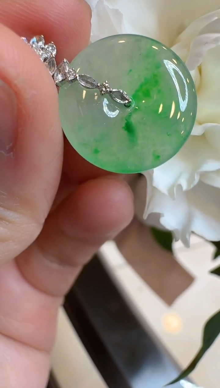 【闪购商品】翡翠吊坠(不含链)18K金镶嵌多样性团购发一件