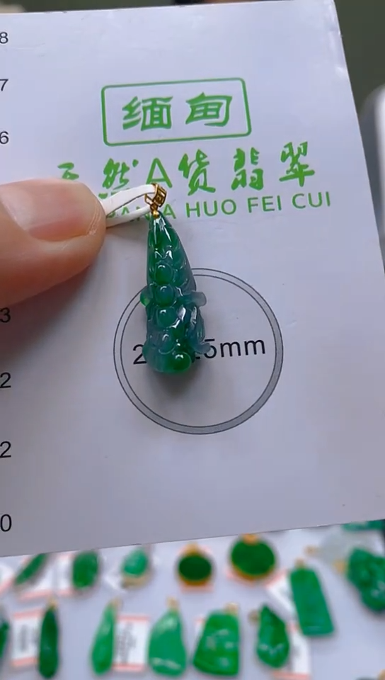 【闪购商品】翡翠颈饰18K金镶嵌 新号开播，全场乱卖