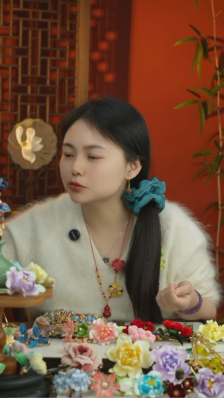 刺绣闪购纯手工非遗国风饰品