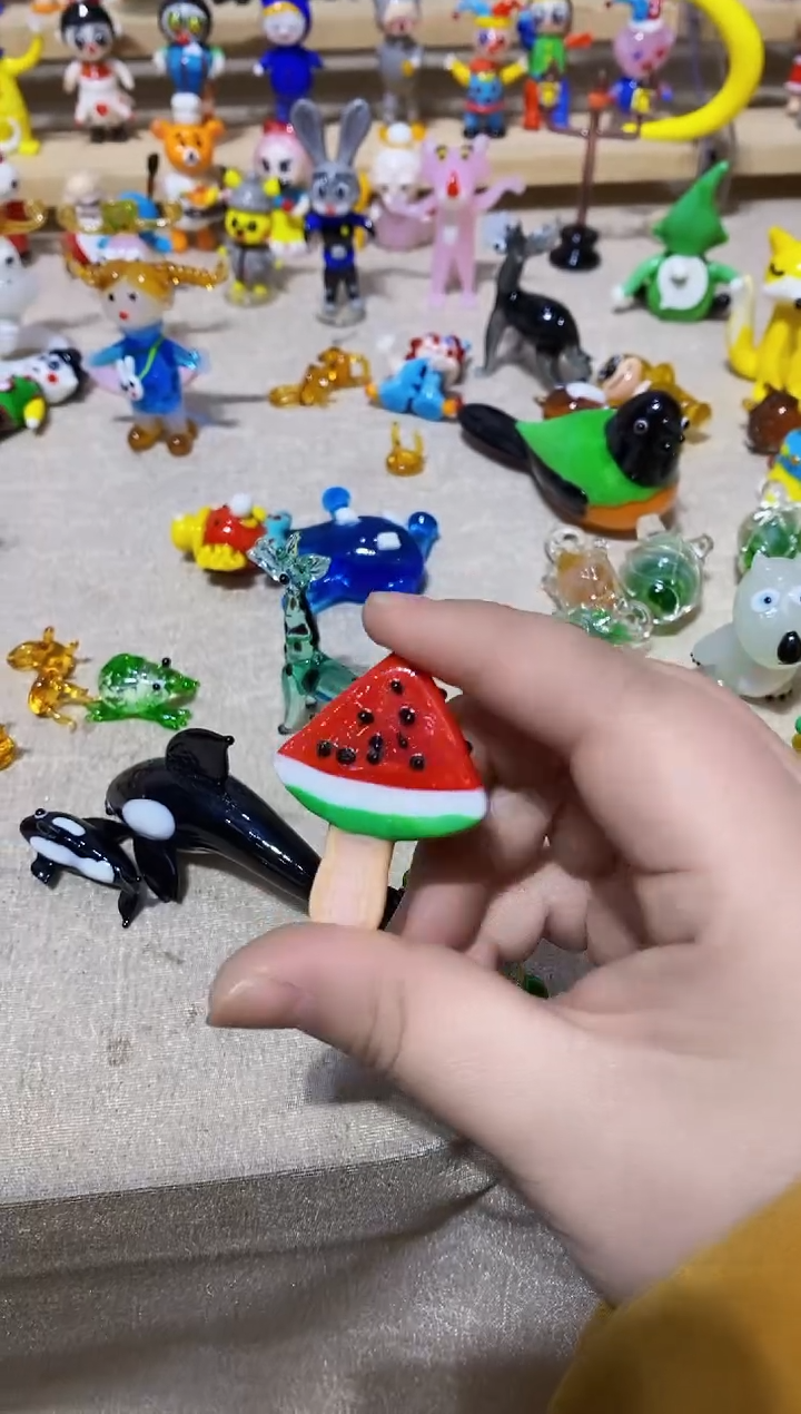 【闪购商品】琉璃手工艺品西瓜棒