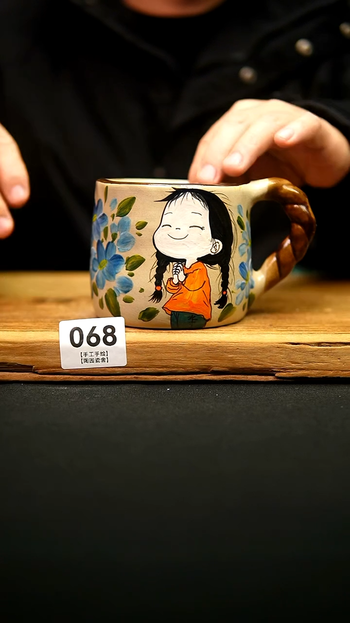 @@陶园瓷舍@@纯手工手绘@高温釉下彩