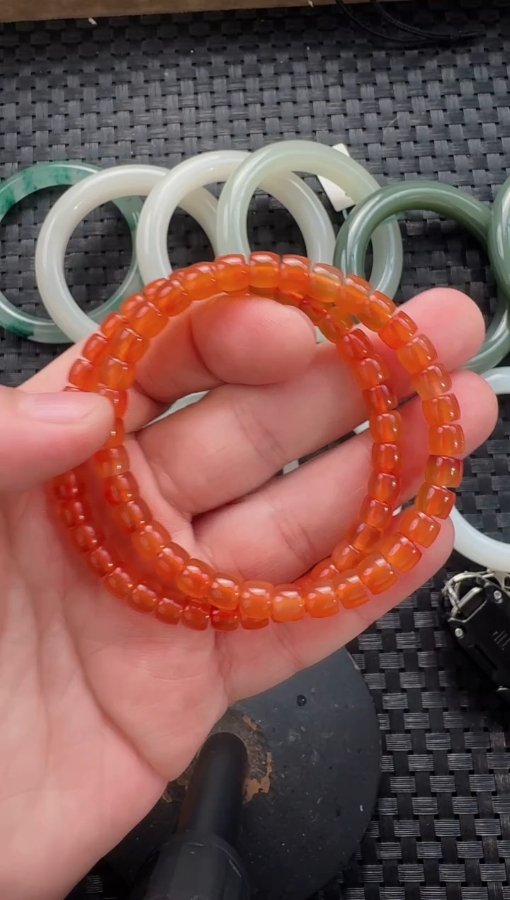 未镶嵌手链玛瑙/玉髓直切（多样性发货拍一发一）