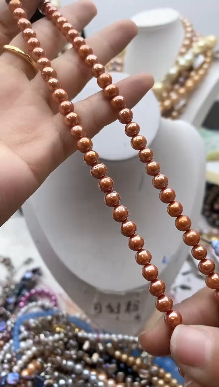 【闪购商品】淡水珍珠颈饰钛钢149