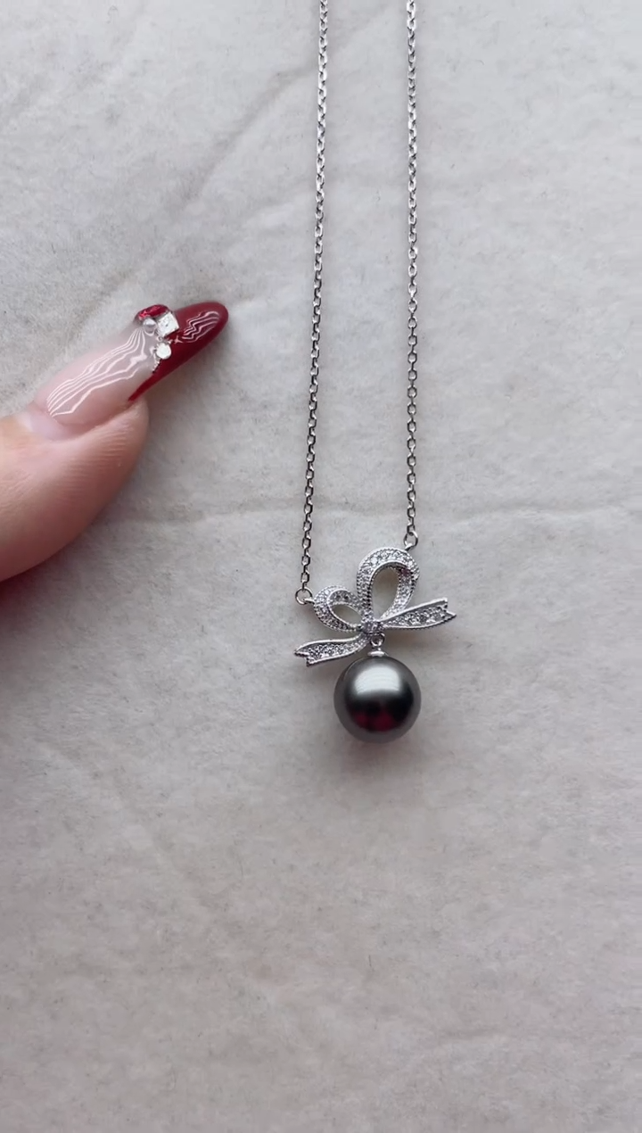 【闪购商品】海水珍珠套链银S925镶嵌Y55