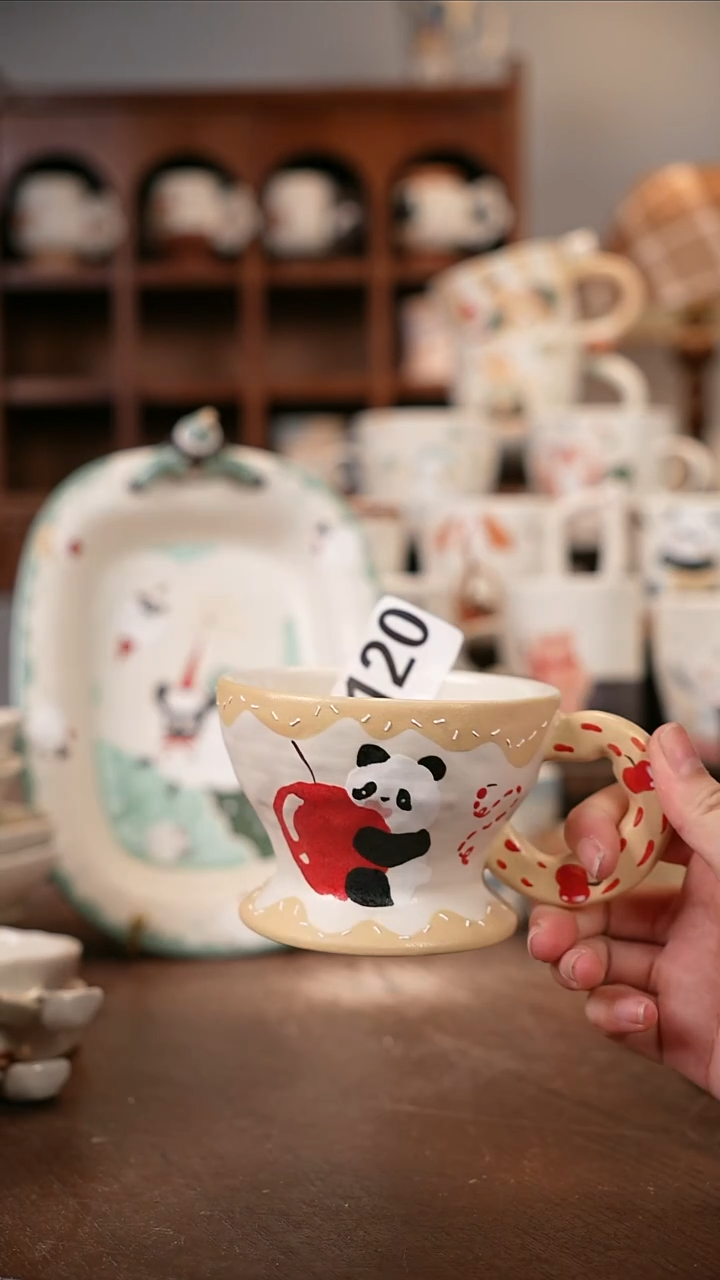 可爱川谷原创陶瓷8.8直播微瑕120随机