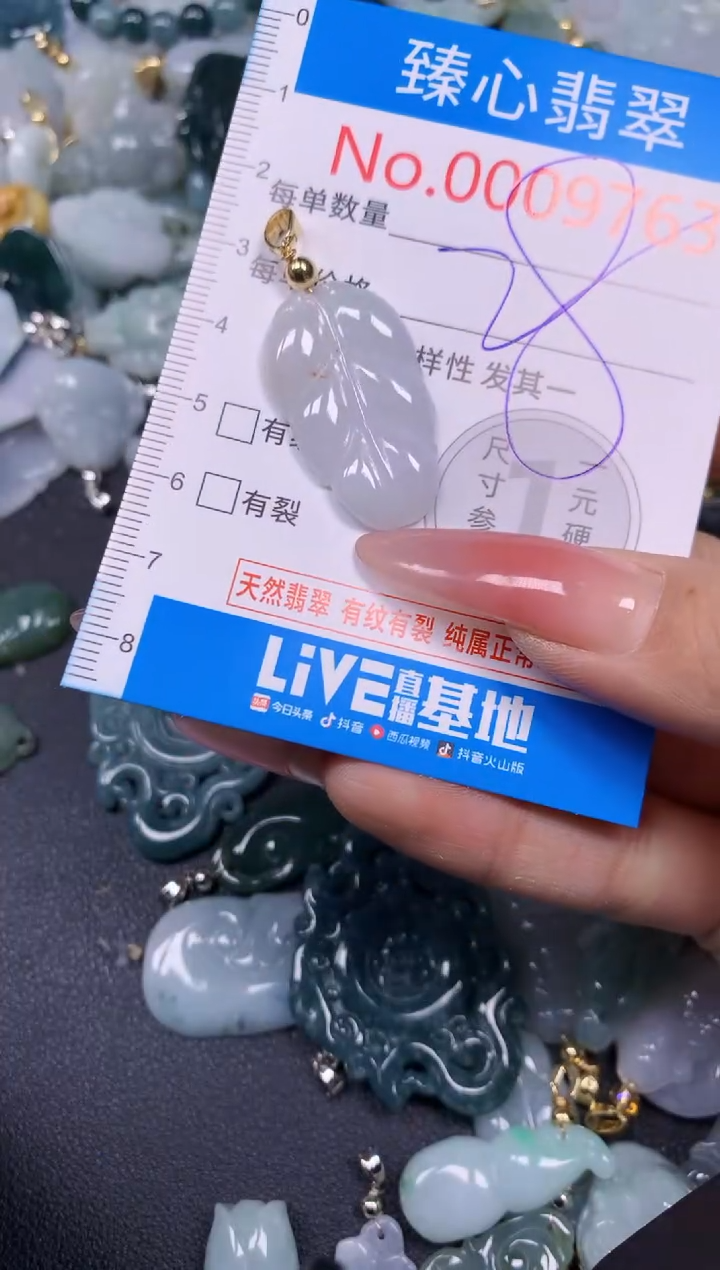 【闪购商品】翡翠颈饰未镶嵌含绳0009763
