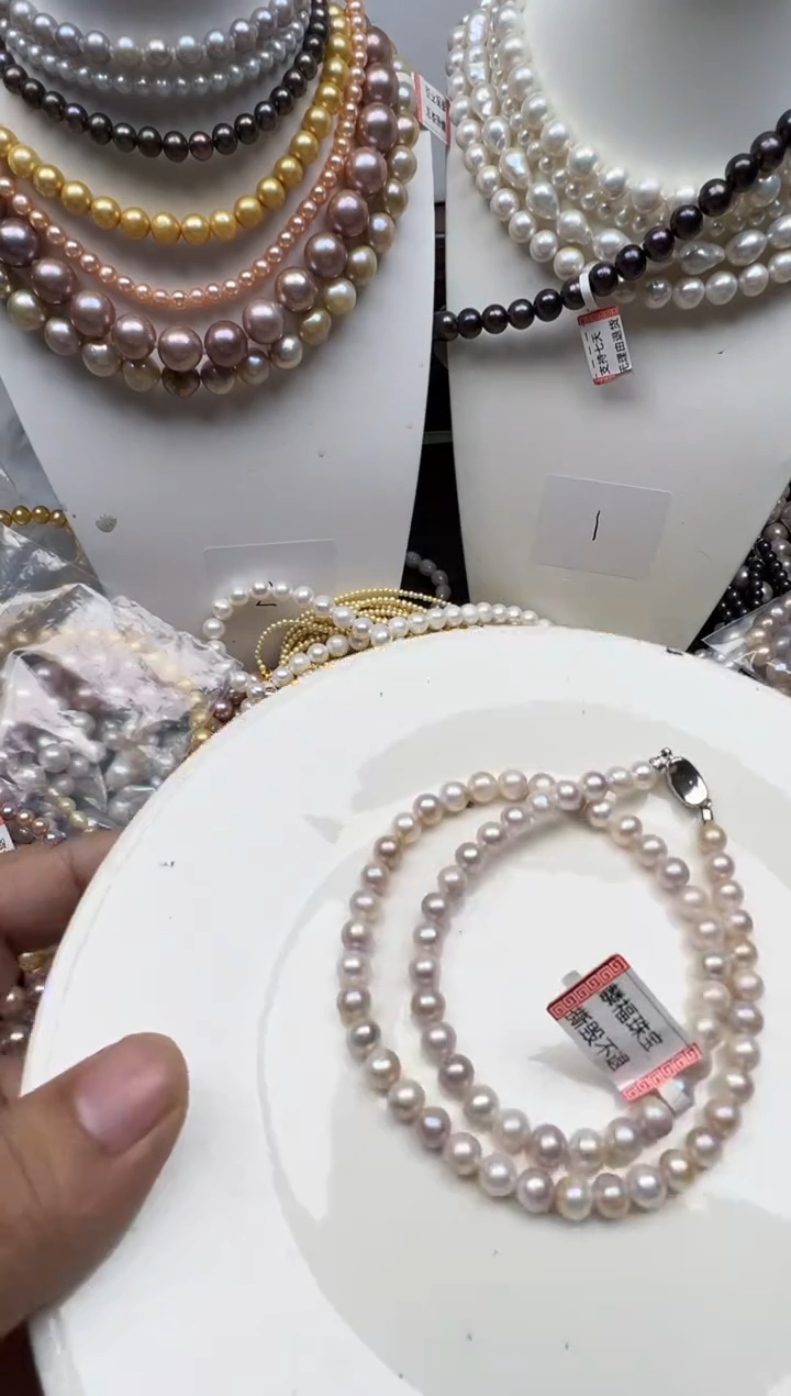 【闪购商品】淡水珍珠颈饰未镶嵌1