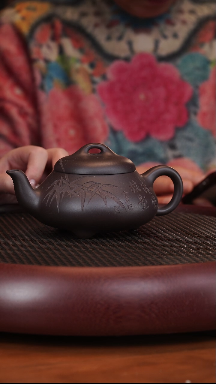 【闪购商品】紫砂茶壶1-29张彩萍汉棠石瓢黑墩头