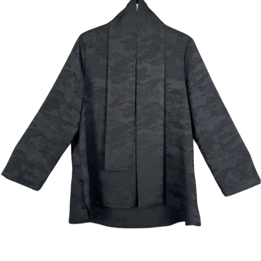 A朱总服饰原创设计3C080新款时尚V领上衣