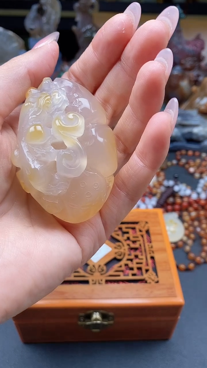 【闪购商品】玛瑙/玉髓颈饰未镶嵌dd