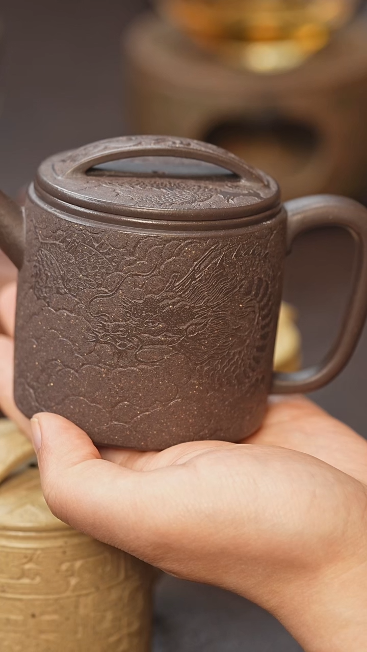 茶壶紫砂安*原矿高端紫砂--汉瓦