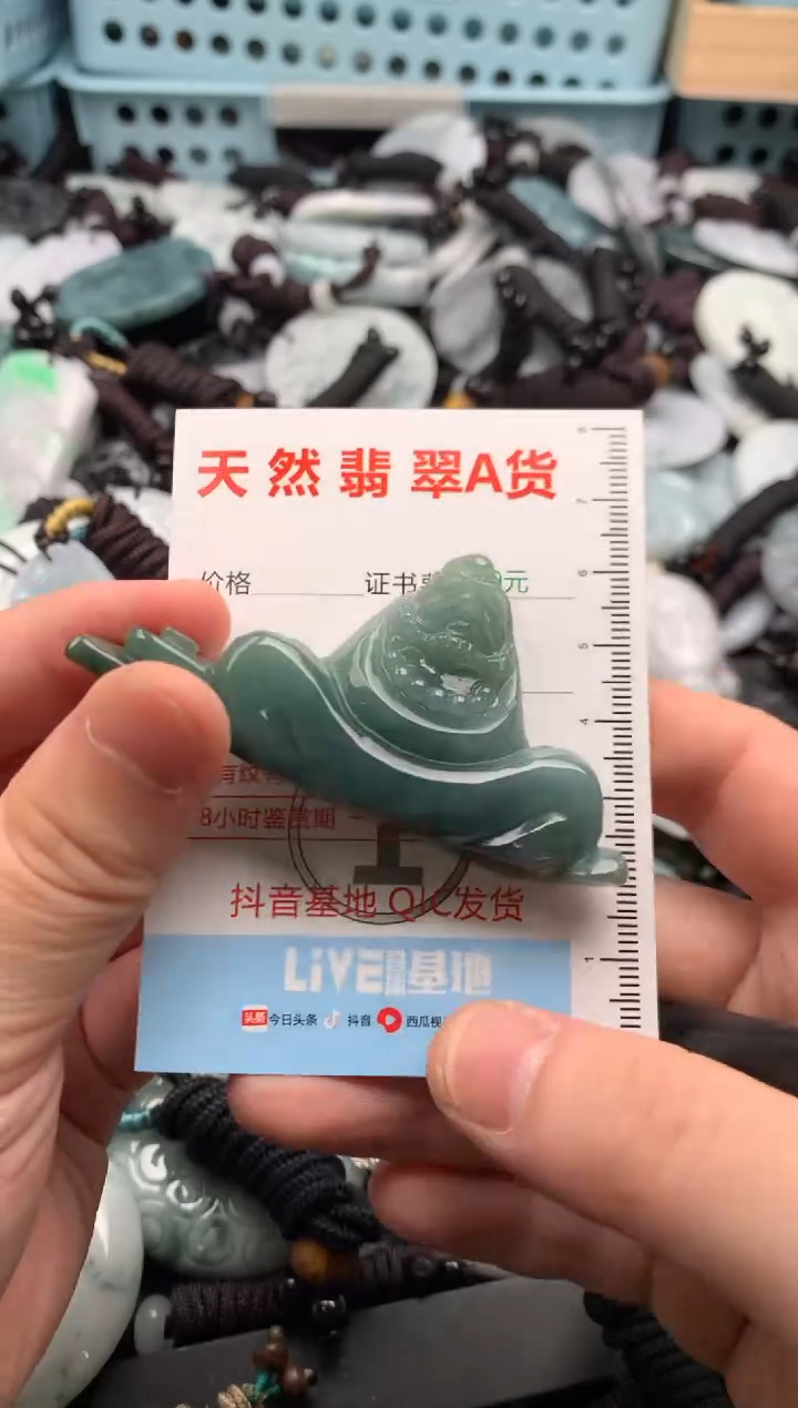 翡翠未镶嵌吊坠(不含链)1