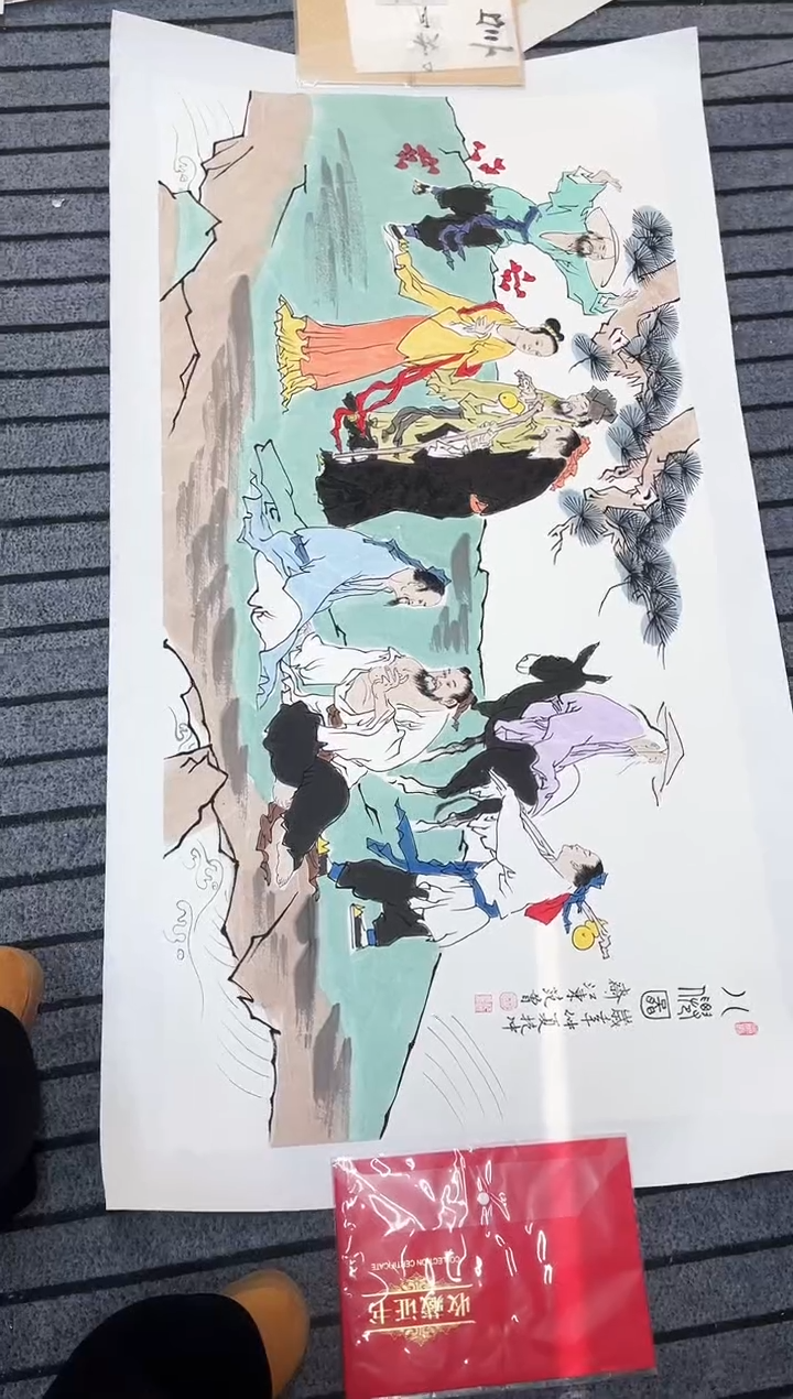 精品国画人物作品