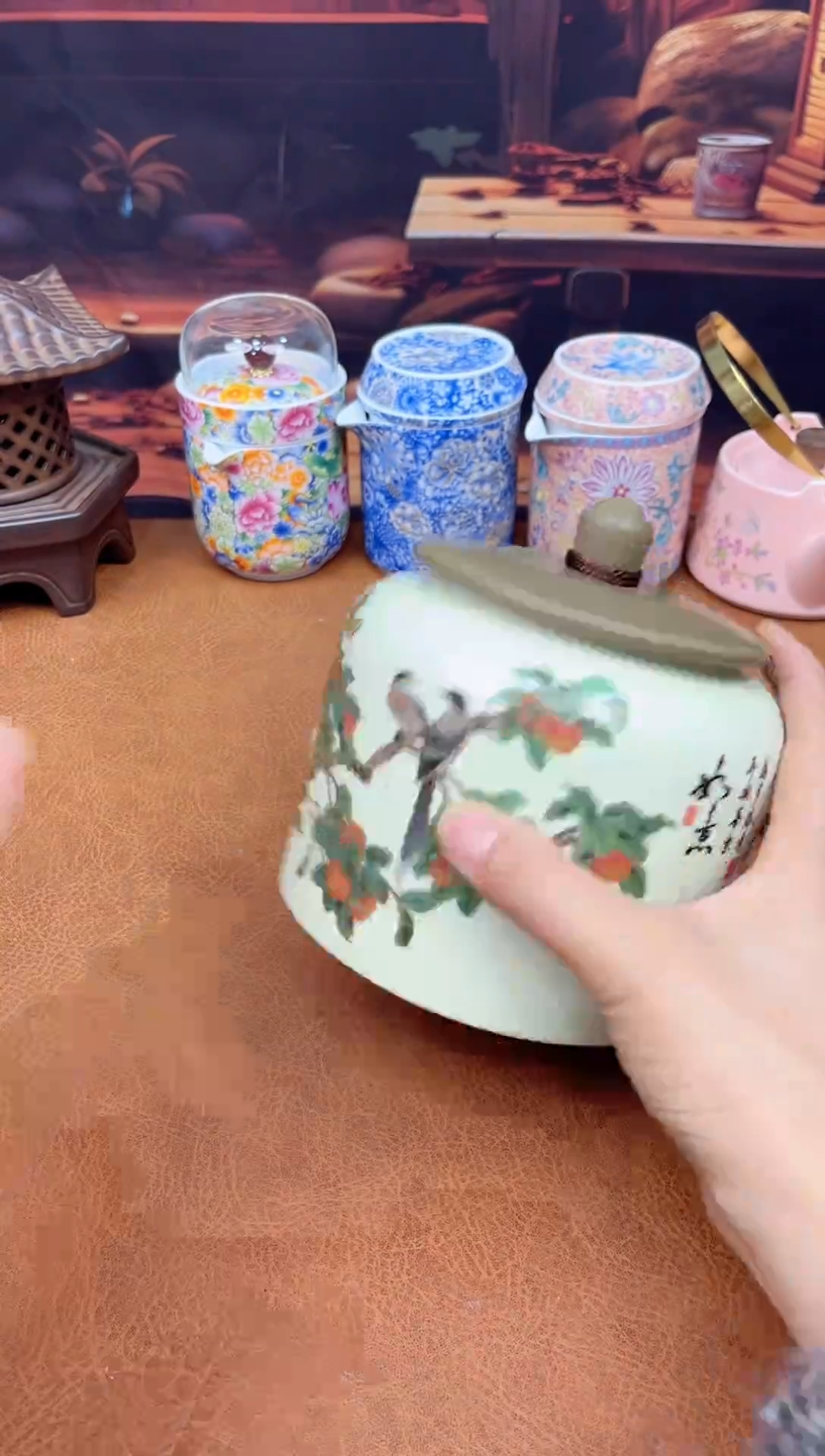 【闪购商品】陶瓷茶具摆件茶叶罐