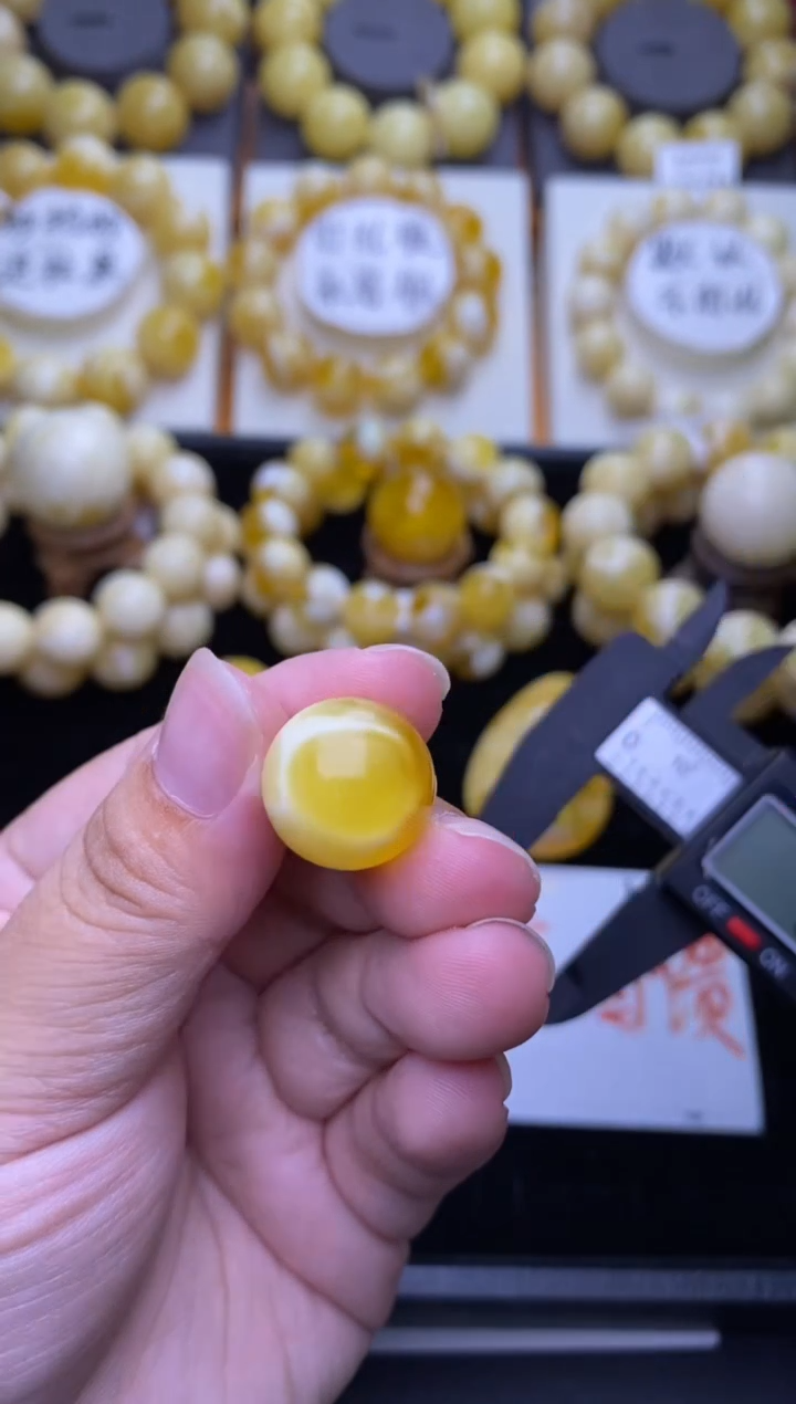 裸石琥珀未镶嵌大小姐珠宝严选17