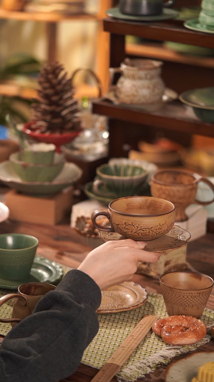 摆件陶景德镇高温单色釉@@ T031