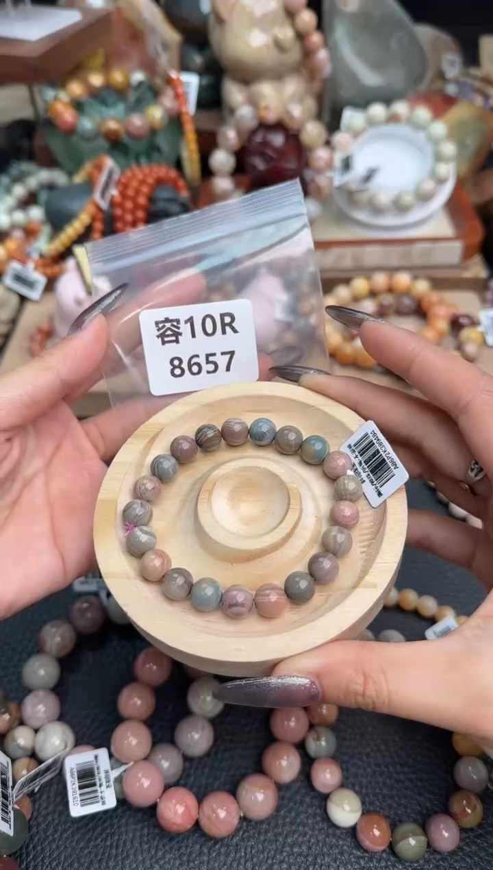 【闪购商品】石英质玉手链未镶嵌10R8657