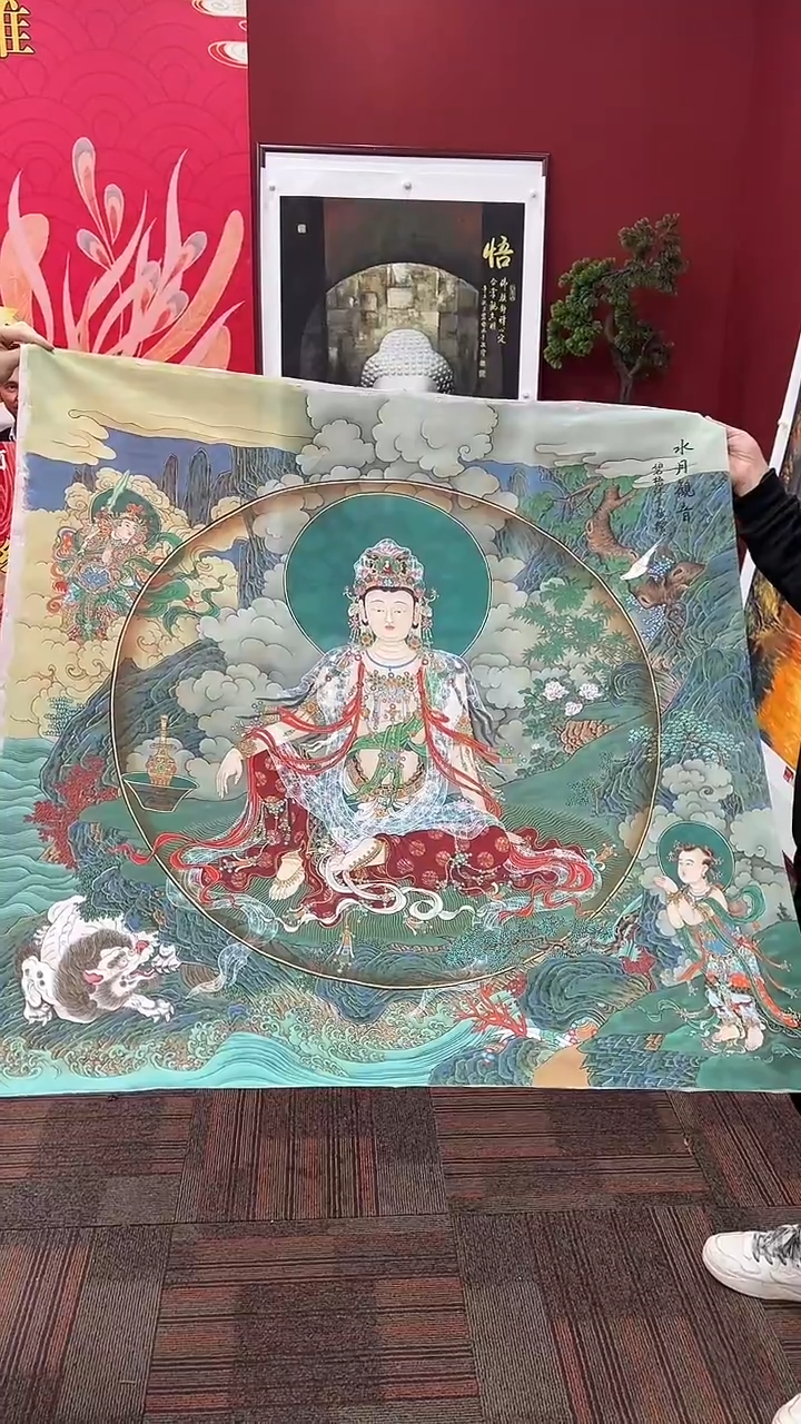 国画用****1王碧梧绘画9pc绢本人物