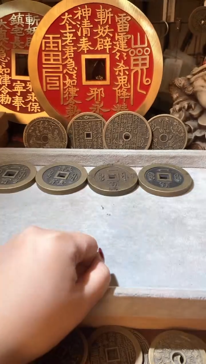 【闪购商品】铜现代翻砂铜工艺品4枚一套