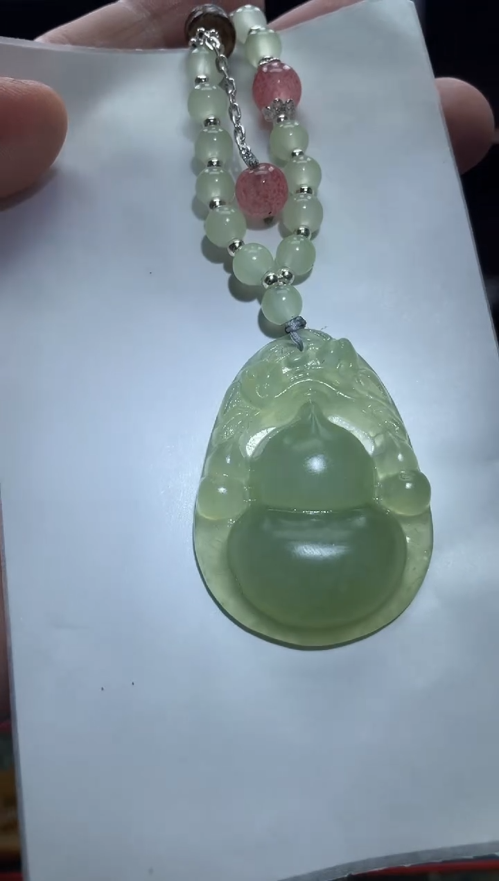 未镶嵌岫玉吊坠多样性发*货拍一发一