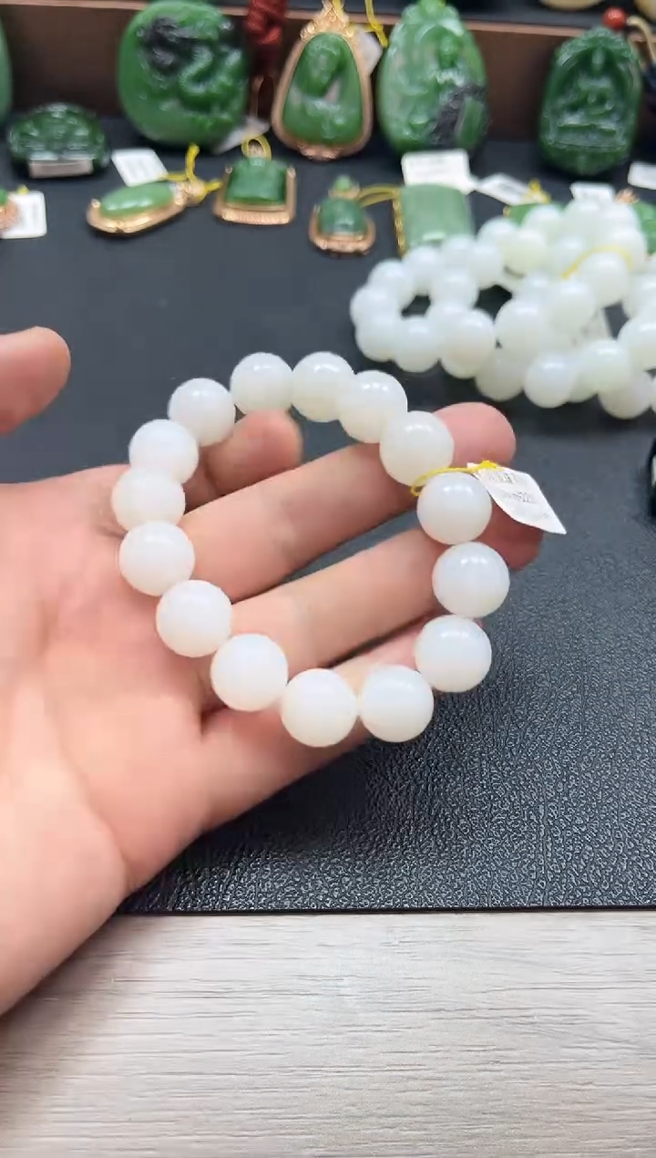 【闪购商品】和田玉手链未镶嵌天泰手串