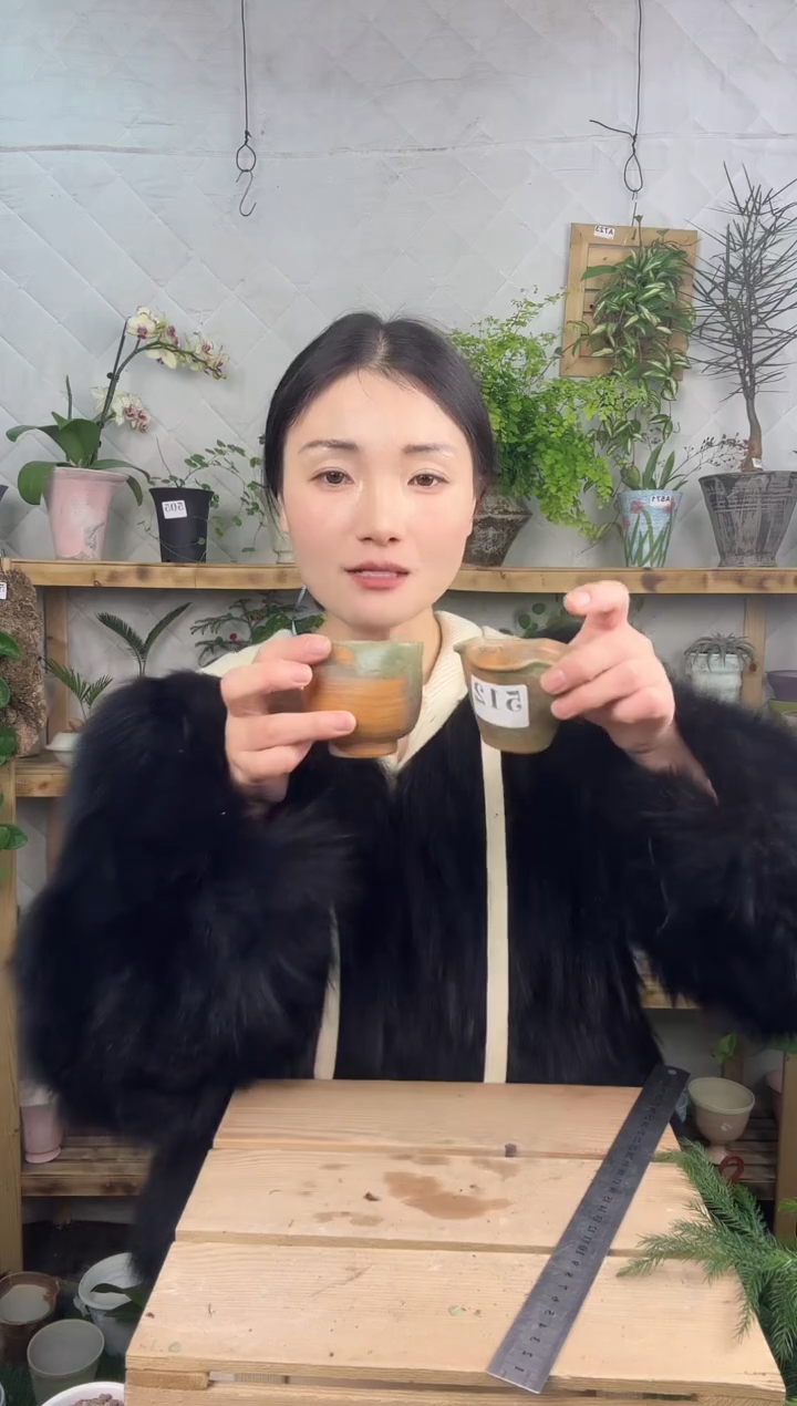 无花朵编号512   547   景德镇手工花盆