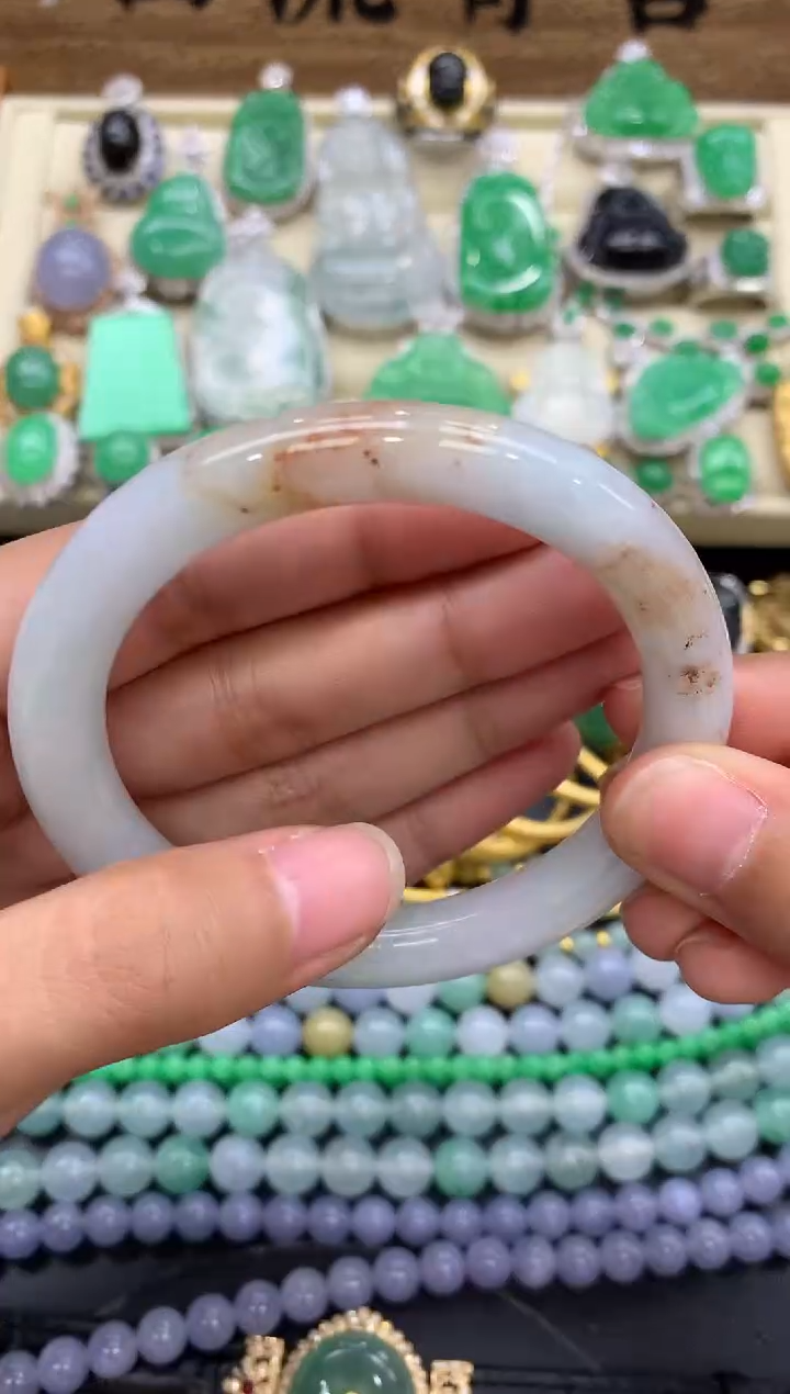 【闪购商品】翡翠手镯未镶嵌41-中国好珍宝