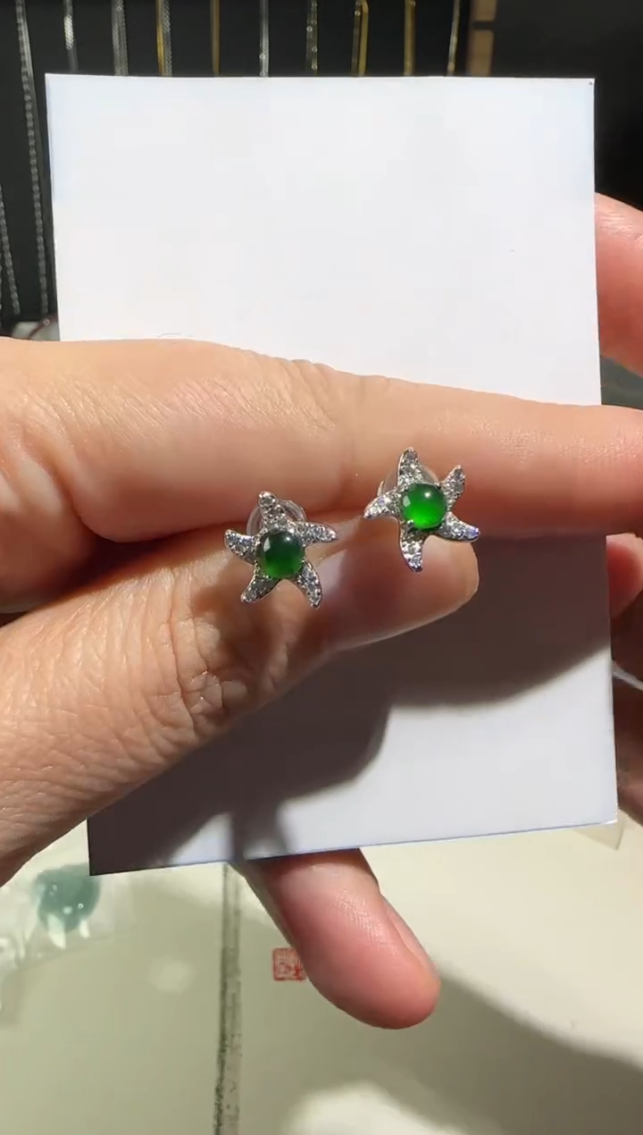 颈饰银S925镶嵌翡翠00009290